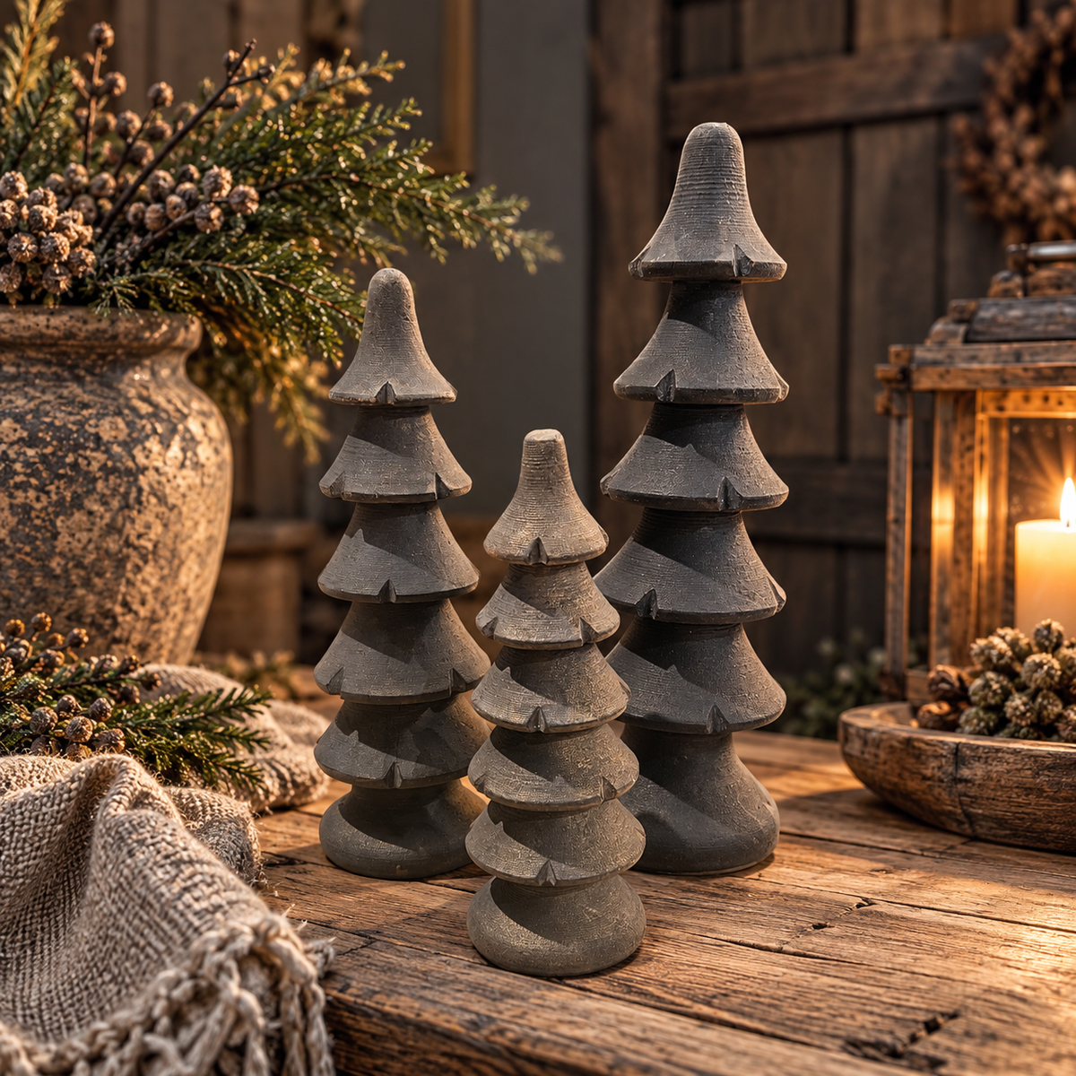 Houten decoratie boom
