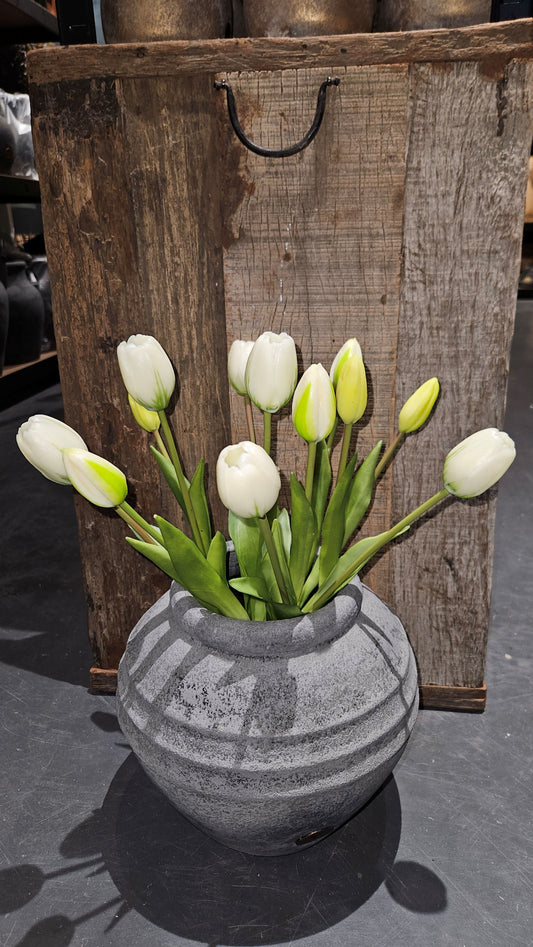 Real Touch Tulpen 40 cm bos van 12 stuks in cadeau doos - Brynxz Online By O zo sfeervol