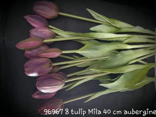 Real Touch Tulpen 40 cm bos van 12 stuks in cadeau doos O zo sfeervol