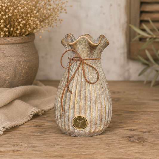 Brynxz bagsac decoratiepot met touw, maat L