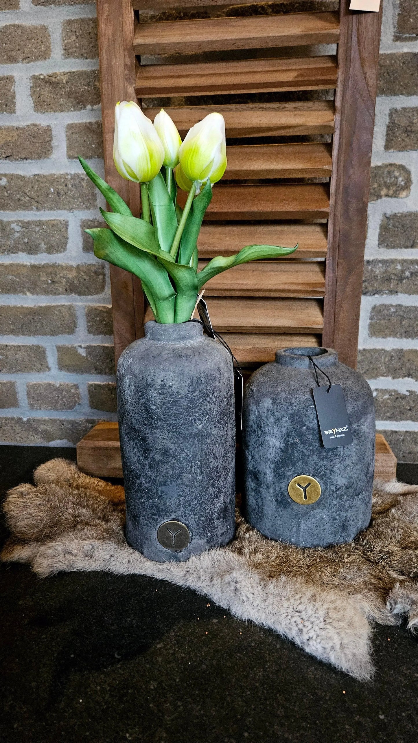 Brynxz Bottle Basic L – Aardewerk Decoratiefles | Brynxzonline.nl