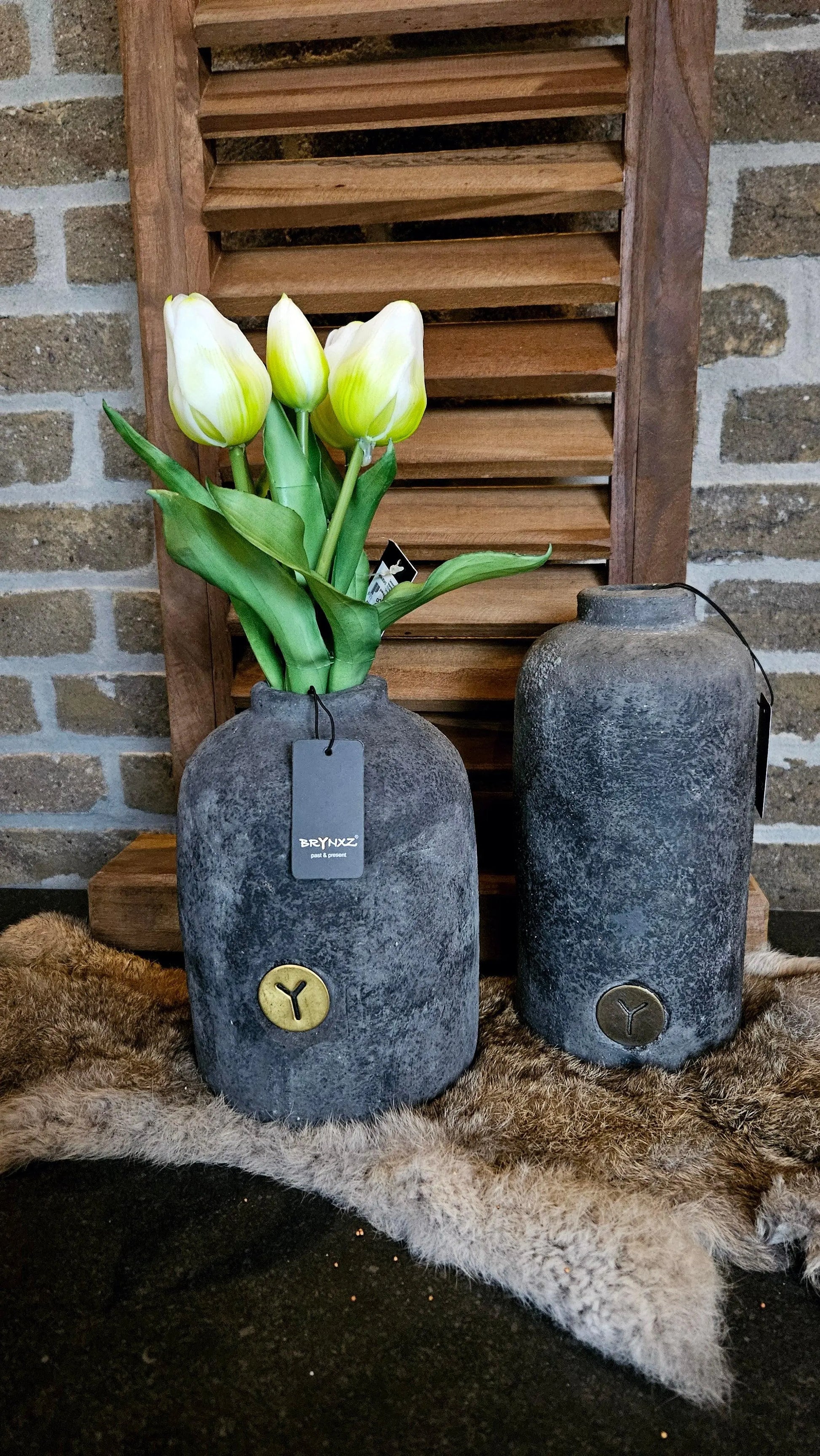 Brynxz Bottle Basic M – Aardewerk Decoratiefles | Brynxzonline.nl