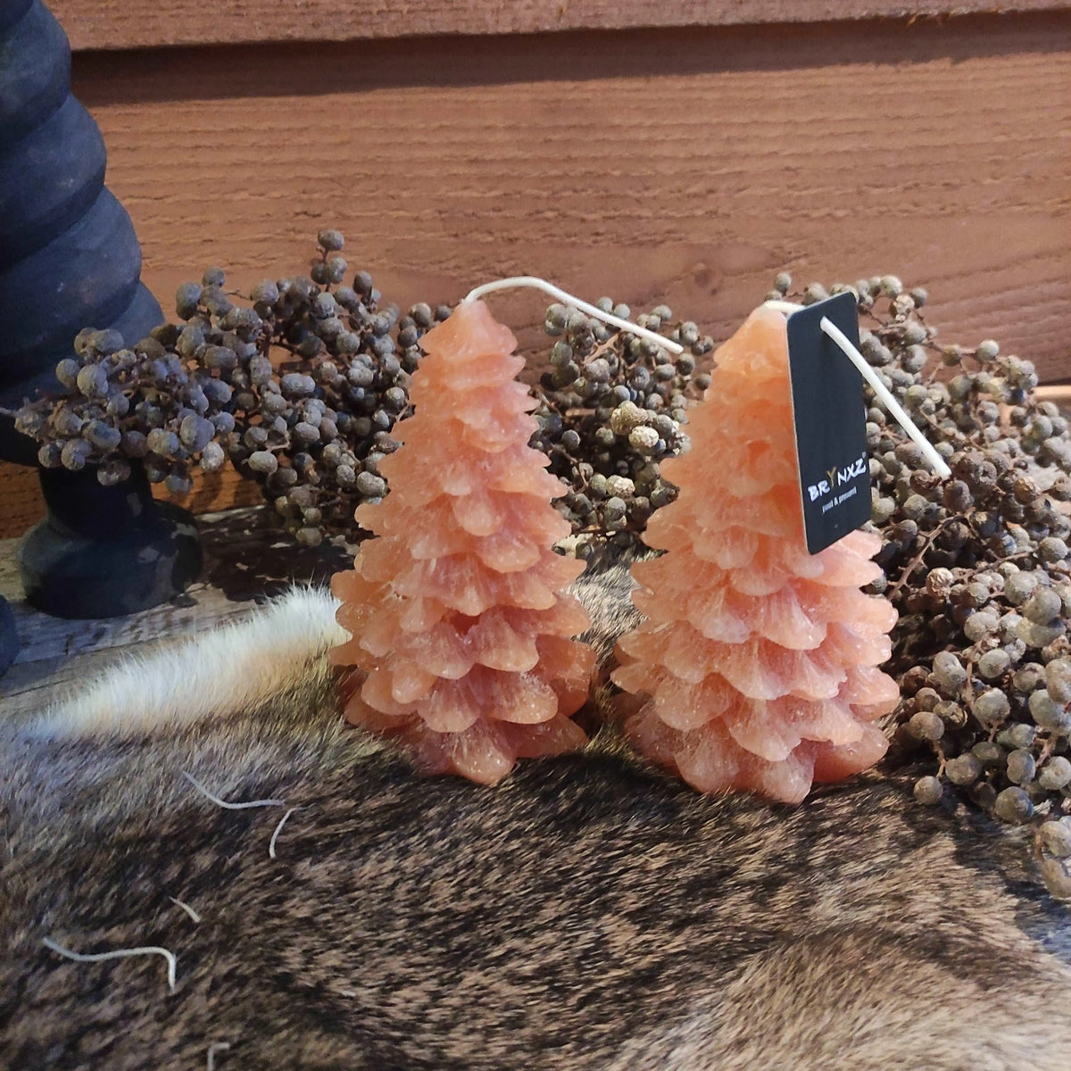 Brynxz Candle X-Tree Gold S sfeerfoto – Sfeerkaars Kerstdecoratie | Brynxzonline.nl