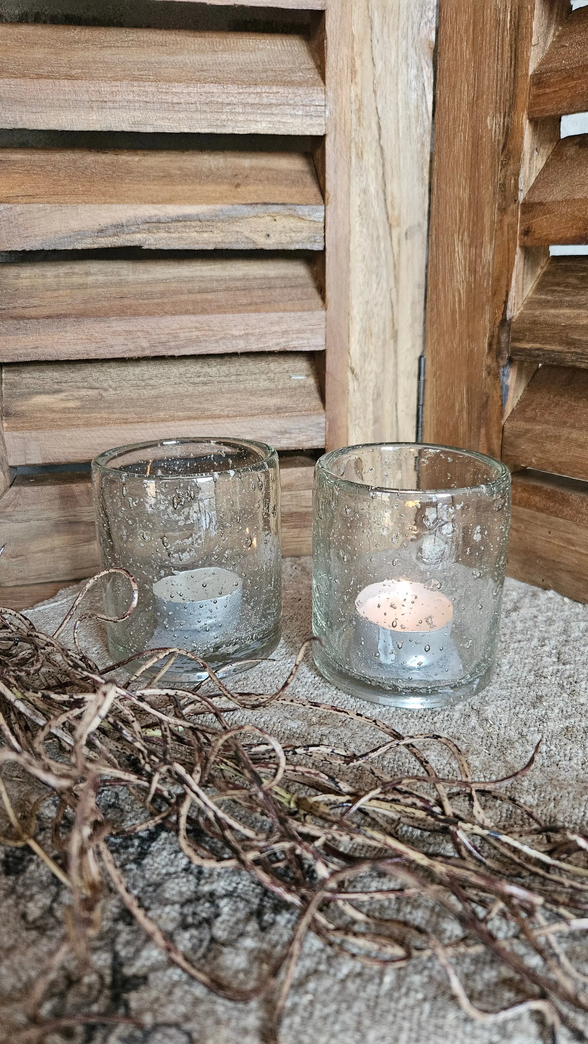 Brynxz Cylinder Atmosphere Vintage Clear S – Glazen Windlicht | Brynxzonline.nl