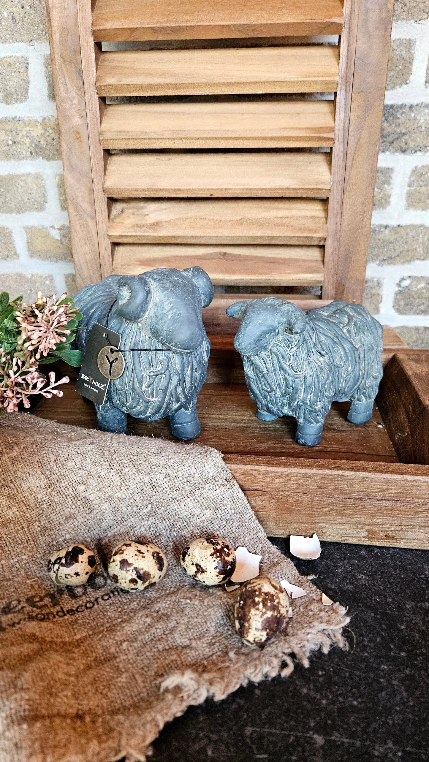 Brynxz Hairy Sheep – Landelijke Keramiek Decoratie | Brynxzonline.nl