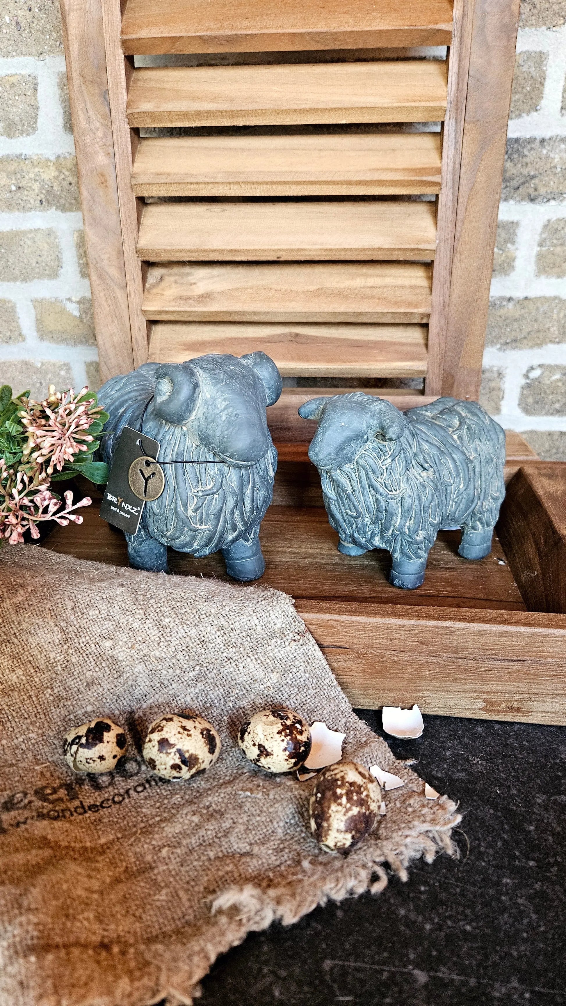 Brynxz Hairy Sheep – Landelijke Keramiek Decoratie | Brynxzonline.nl