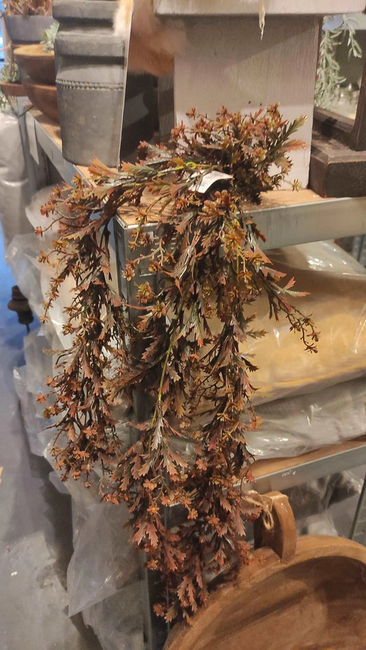 Sylxz Hanger Leaf Fine Brown 78cm – Hangende Kunstplant | Brynxzonline.nl