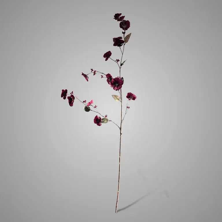 Sylxz Hibiscus Grande Aubergine 100 cm – Sylxz bloem takken