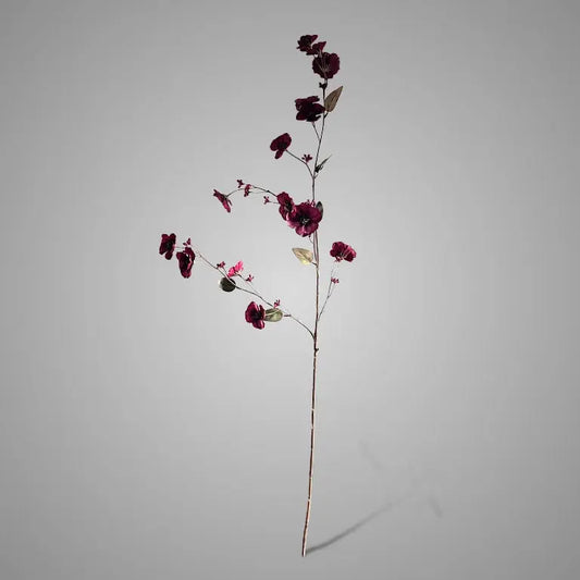 Sylxz Hibiscus Grande Aubergine 100 cm – Sylxz bloem takken | Brynxzonline.nl