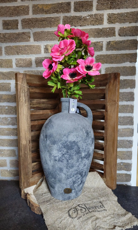 Brynxz Jar Neck One Ear, aardewerken decoratiefles