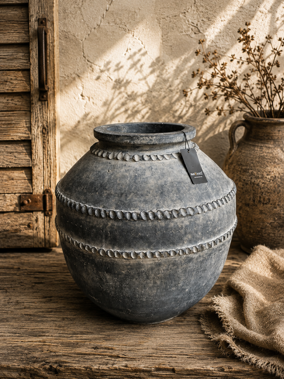 Brynxz Jar Relief de Luxe M – Brynxz keramieken pot met reliëf