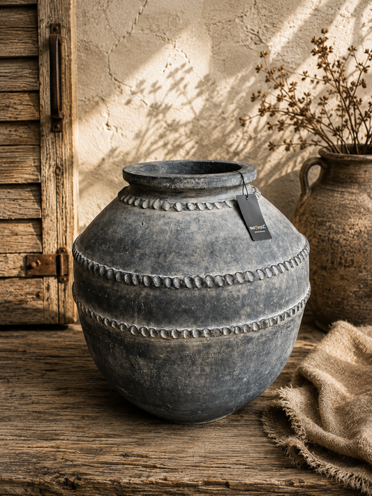 Brynxz Jar Relief de Luxe M – Brynxz keramieken pot met reliëf | Brynxzonline.nl