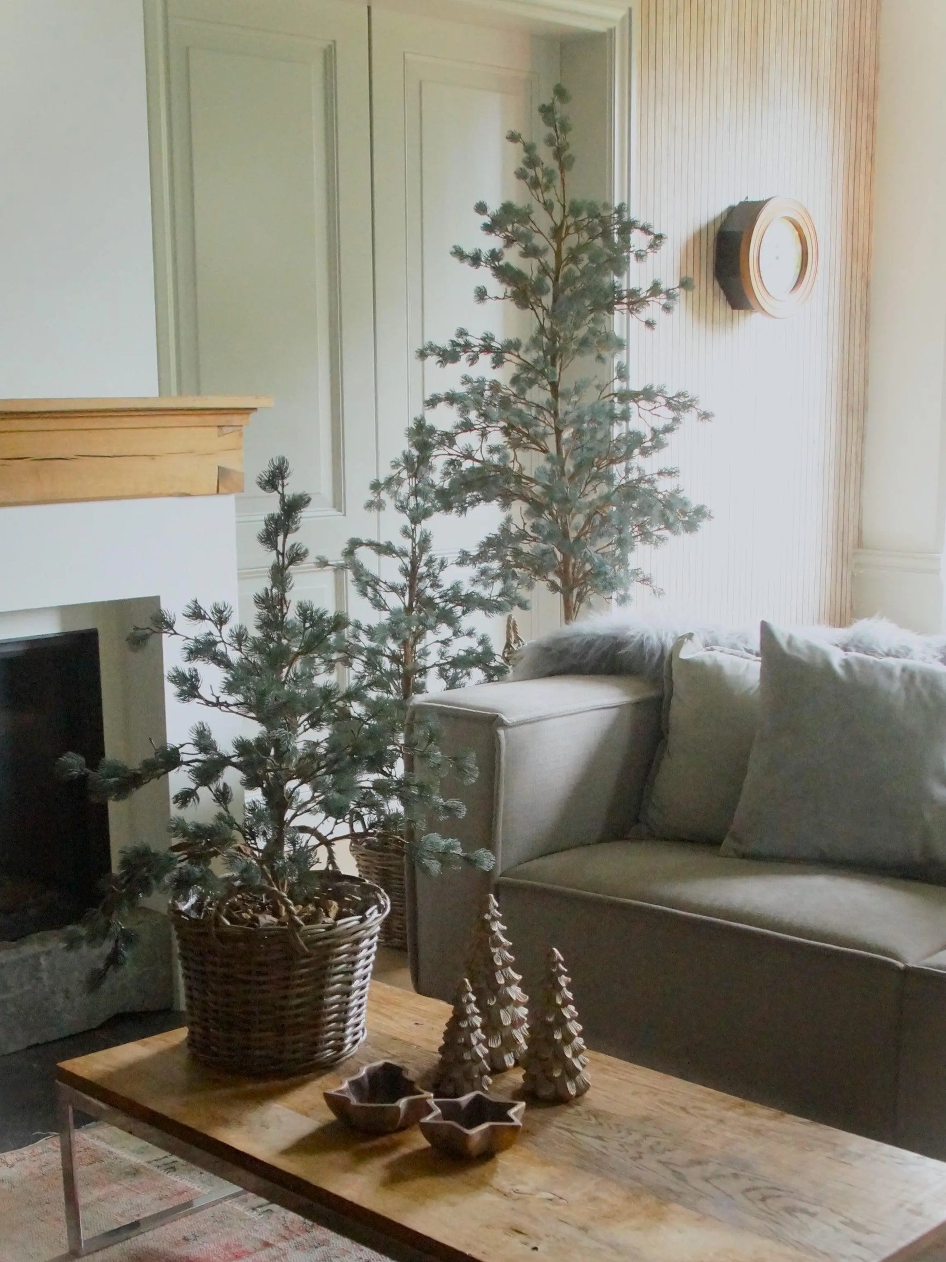 Sylxz Larix kunstboompjes, kunstplant voor in huis