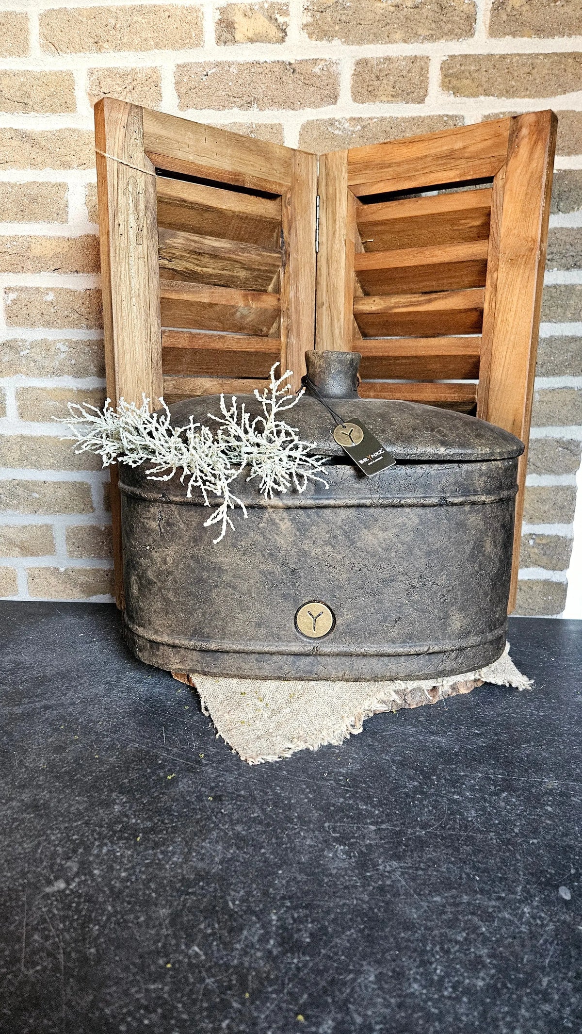 Brynxz Ovale Pot met Deksel XL – Stoneware Pot met Deksel | Brynxzonline.nl