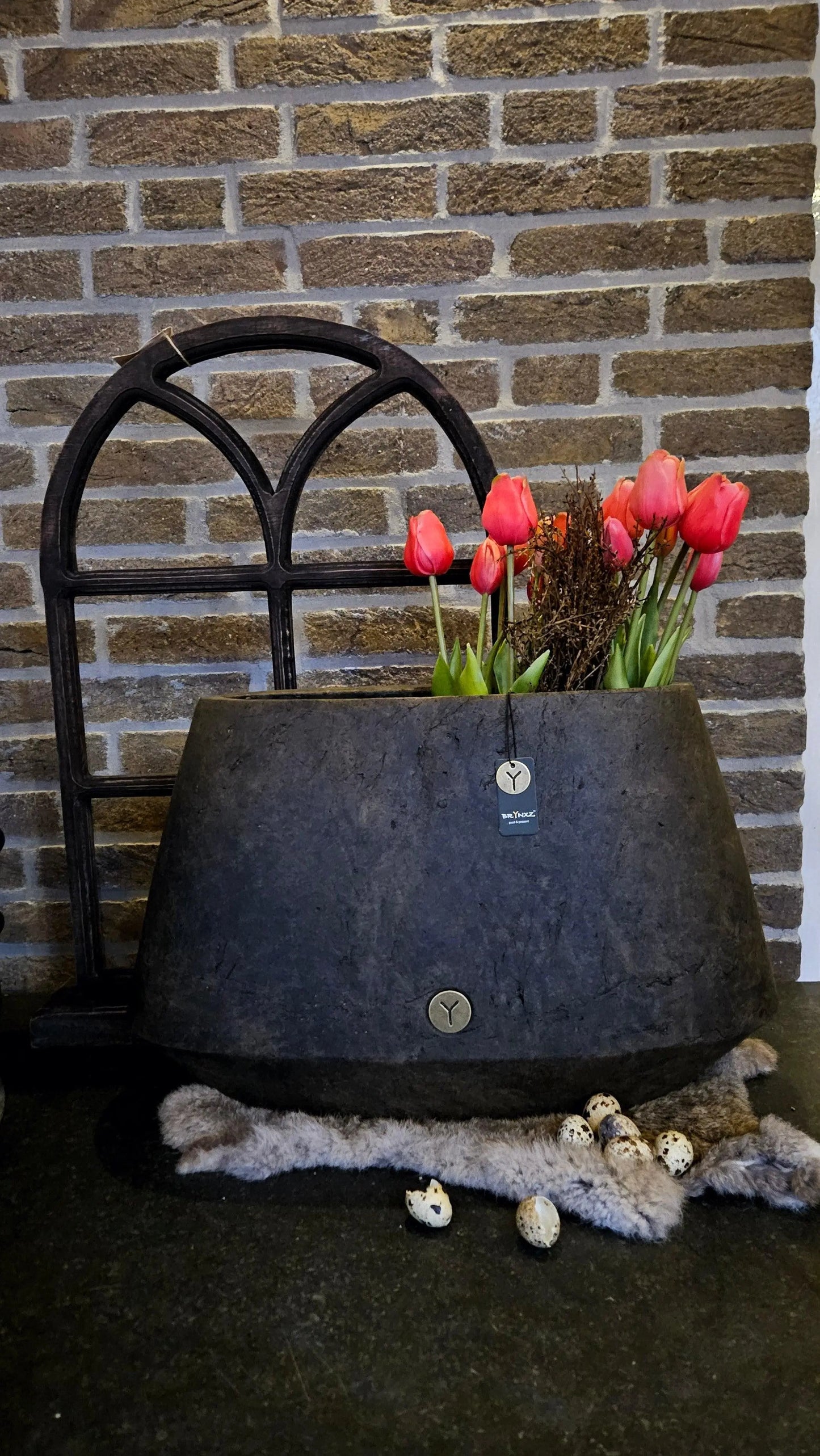 Brynxz Planter Oval Allure L – Stoneware Plantenpot | Brynxzonline.nl