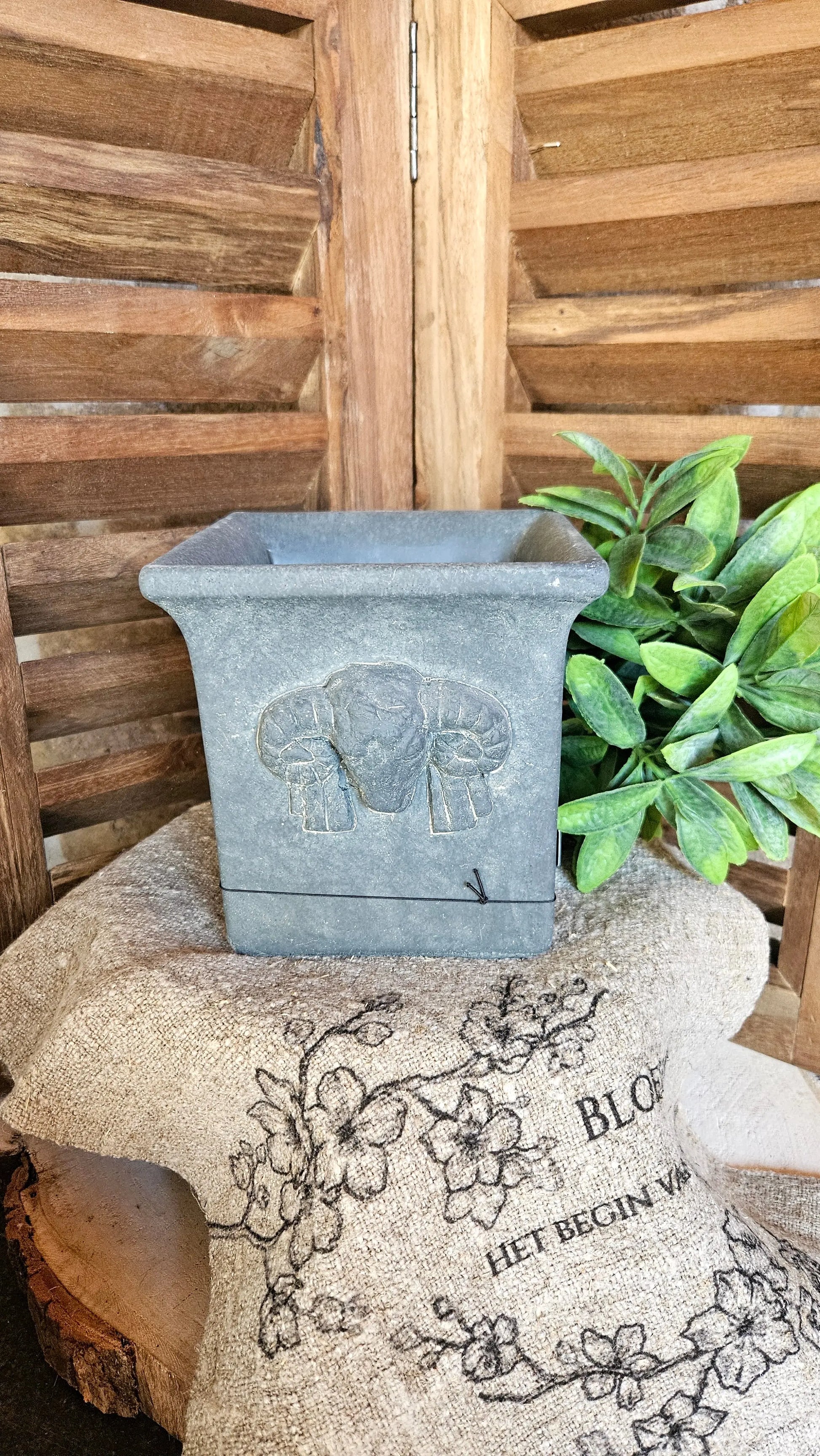Brynxz Planter Square Ram – Stoneware Plantenpot | Brynxzonline.nl