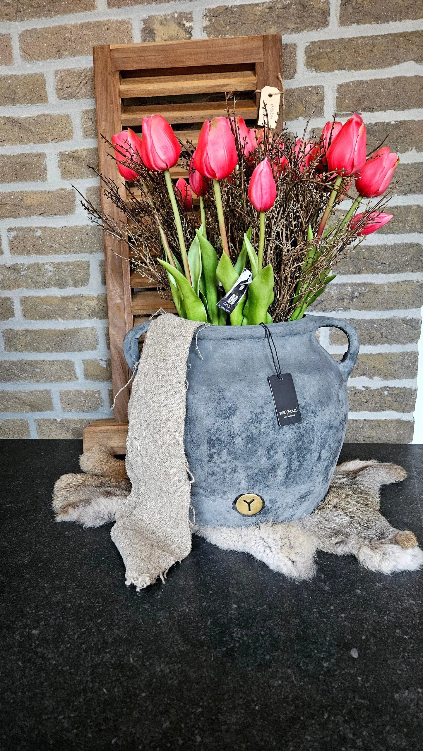 Brynxz Planter Two Ears M – Stoneware Plantenpot | Brynxzonline.nl