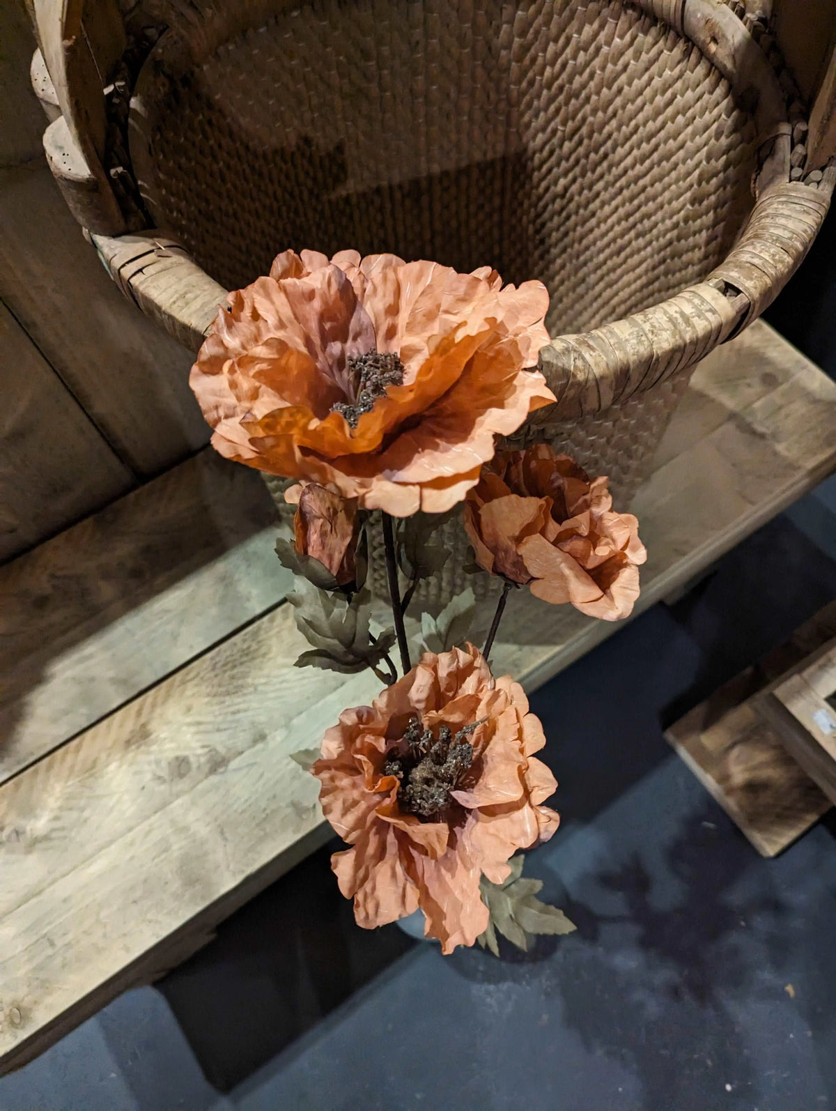Sylxz Poppy Bundle de Luxe sfeerfoto – Decoratieve Kunsttak | Brynxzonline.nl