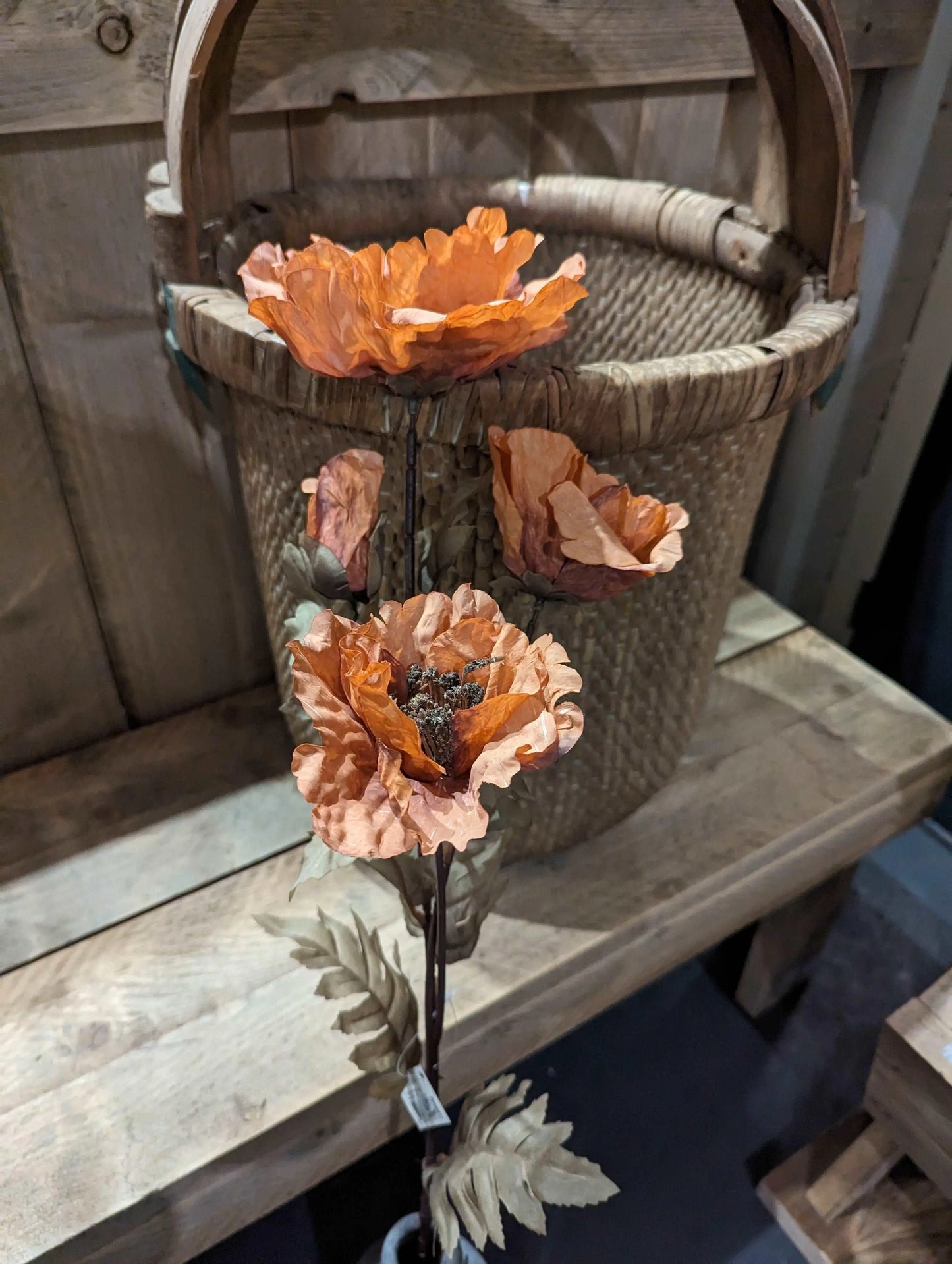Sylxz Poppy Bundle de Luxe close-up – Decoratieve Kunsttak | Brynxzonline.nl