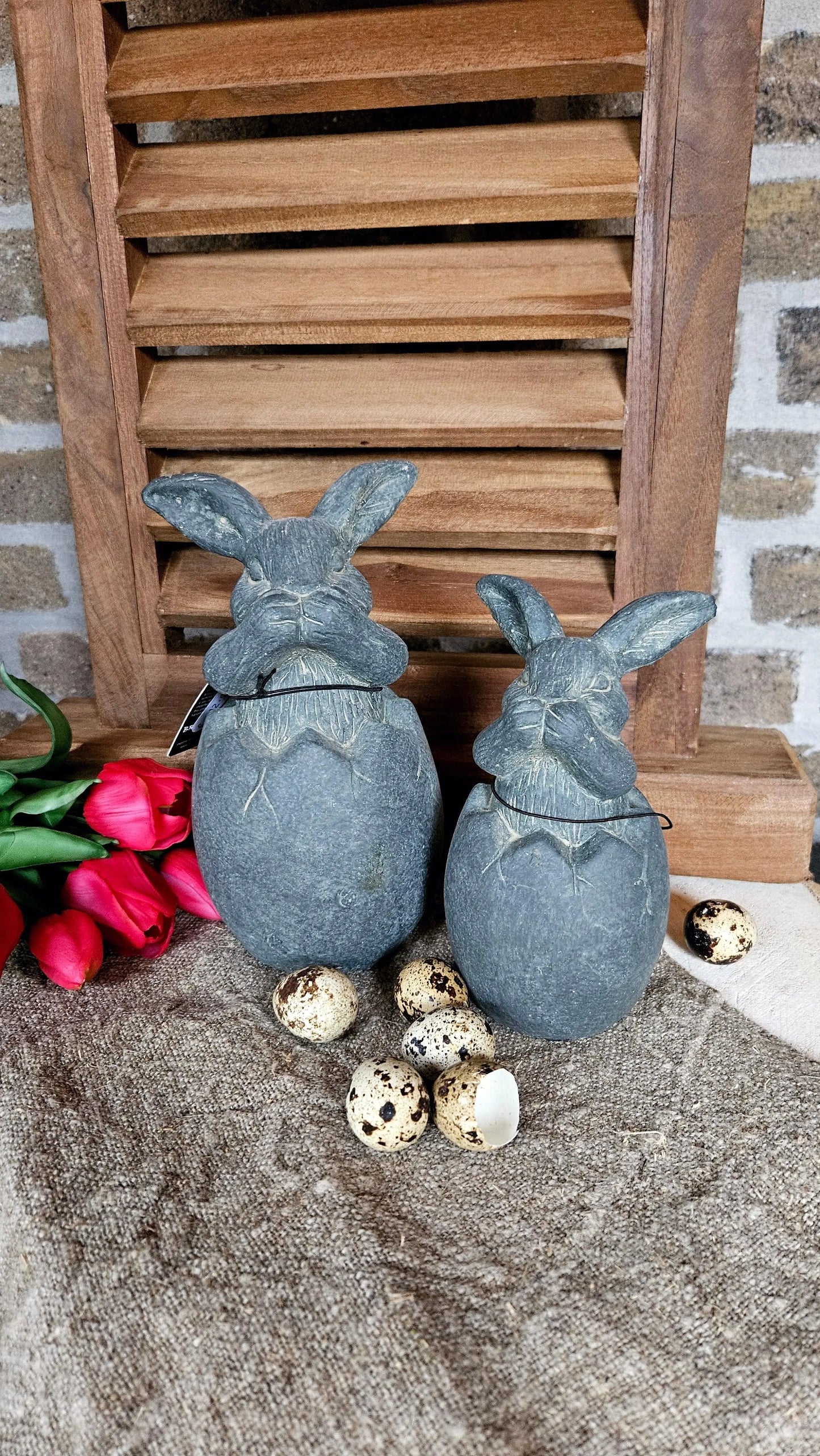 Brynxz Rabbit in a Egg – Landelijke Keramiek Decoratie | Brynxzonline.nl