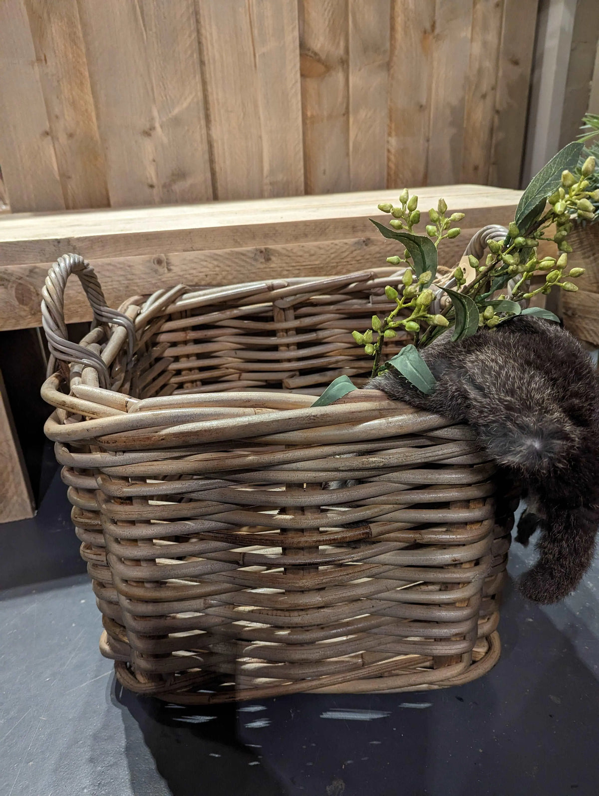 Brynxz Rieten Mand sfeerfoto – Landelijke Decoratie Accessoire | Brynxzonline.nl