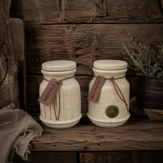 Brynxz Set of 2 Pot and Top Leather Rope – Brynxz pot met deksel | Brynxzonline.nl