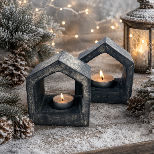 Brynxz Set of 2 Tealight Houses – Brynxz waxinelicht huisjes | Brynxzonline.nl