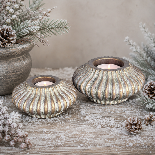 Brynxz Set of 2 Tealightcups UFO Relief – Brynxz waxinelichthouders | Brynxzonline.nl