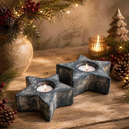 Brynxz Set of 2 Tealightholders Star – Brynxz waxinelichthouders ster | Brynxzonline.nl