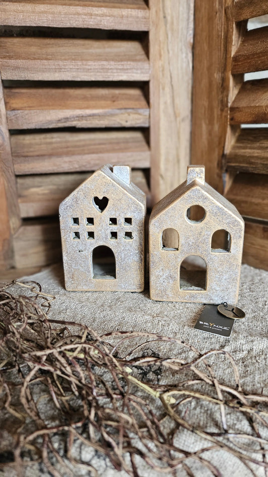 Brynxz Set of 2 Tealights Cosy Houses – Brynxz waxinelichthouder | Brynxzonline.nl