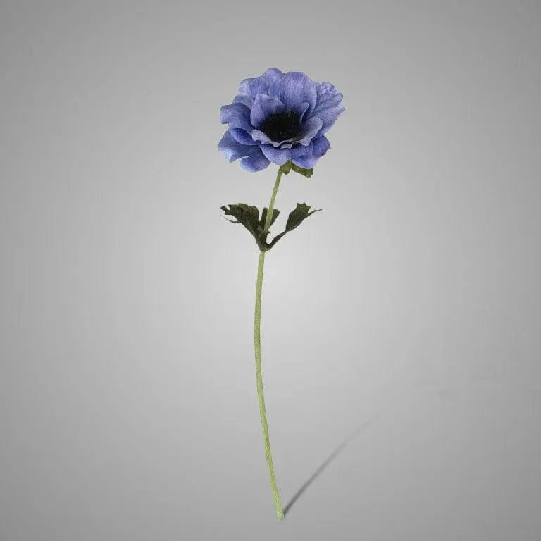 Sylxz Single Anemoon Blauw – Zijden Kunstbloem | Brynxzonline.nl