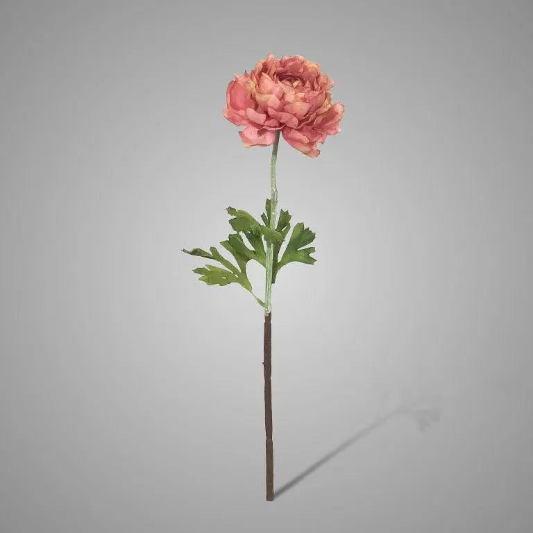 Sylxz Single Ranunculus, zijden kunstbloem