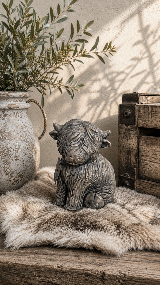 Brynxz Sitting Scotty Cute – zittend Schotse hooglander beeldje | Brynxzonline.nl