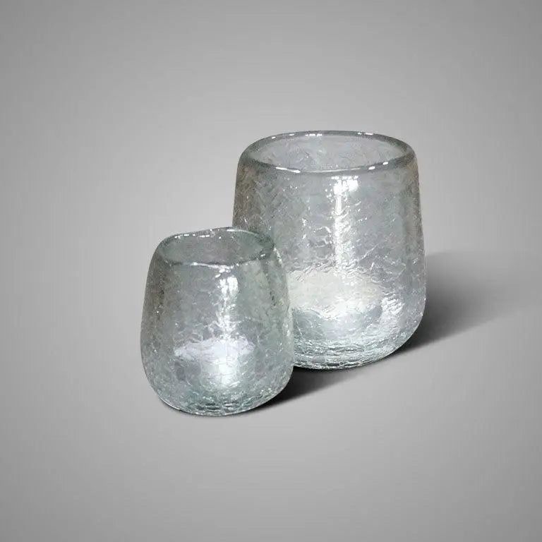 Brynxz Tealight Atmosphere Carved Clear Set van 2 sfeerfoto – Glazen Windlicht | Brynxzonline.nl