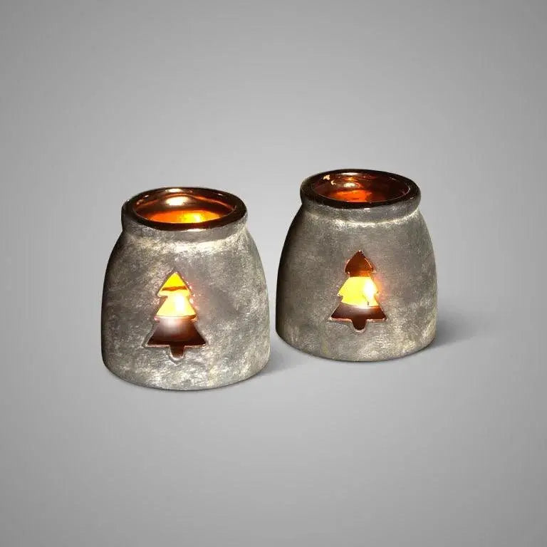 Brynxz Tealightholder X-Tree close-up – Aardewerk Kandelaar | Brynxzonline.nl
