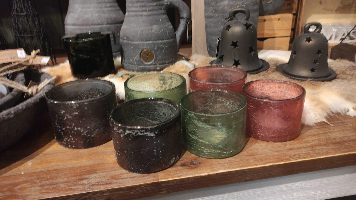 Brynxz Tealights Atmosphere Oxidized Set van 2 – Aardewerk Kandelaar | Brynxzonline.nl