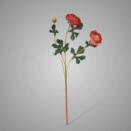 Sylxz Triple Peony Dark Red, zijden kunstbloem