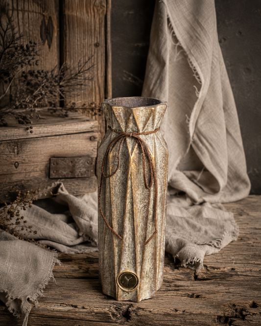 Brynxz Vase Relief with Rope L – Brynxz vaas met reliëf en touw | Brynxzonline.nl