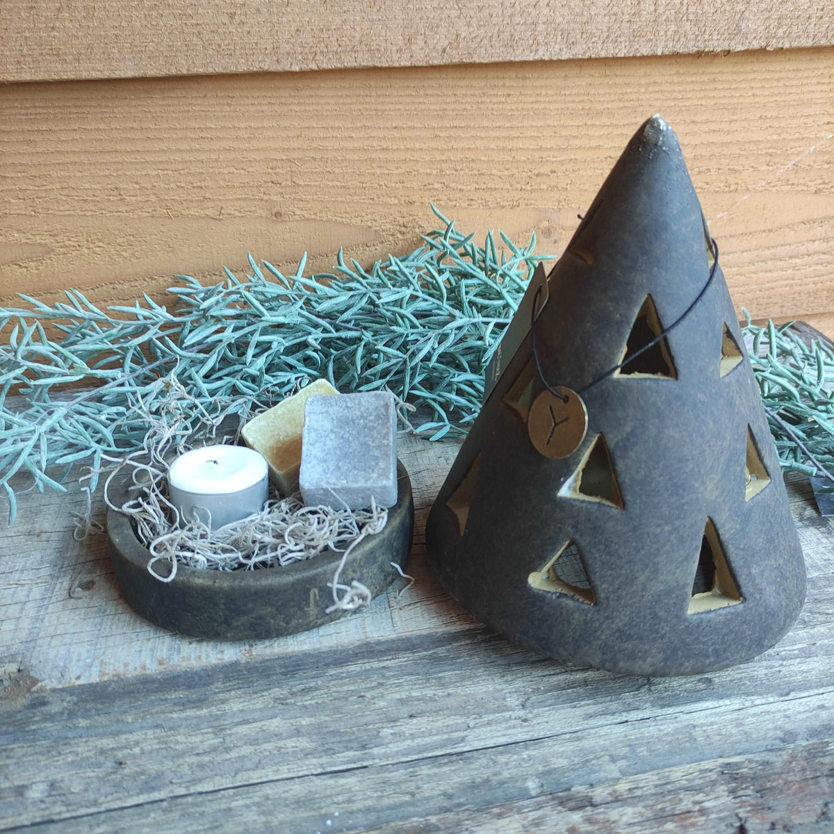 Brynxz X-Tree Tealightcover sfeerfoto – Aardewerk Kerstdecoratie | Brynxzonline.nl
