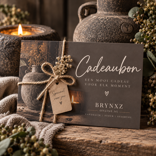 Cadeaubon Brynxz Online Shop – digitale cadeaubon per e-mail
