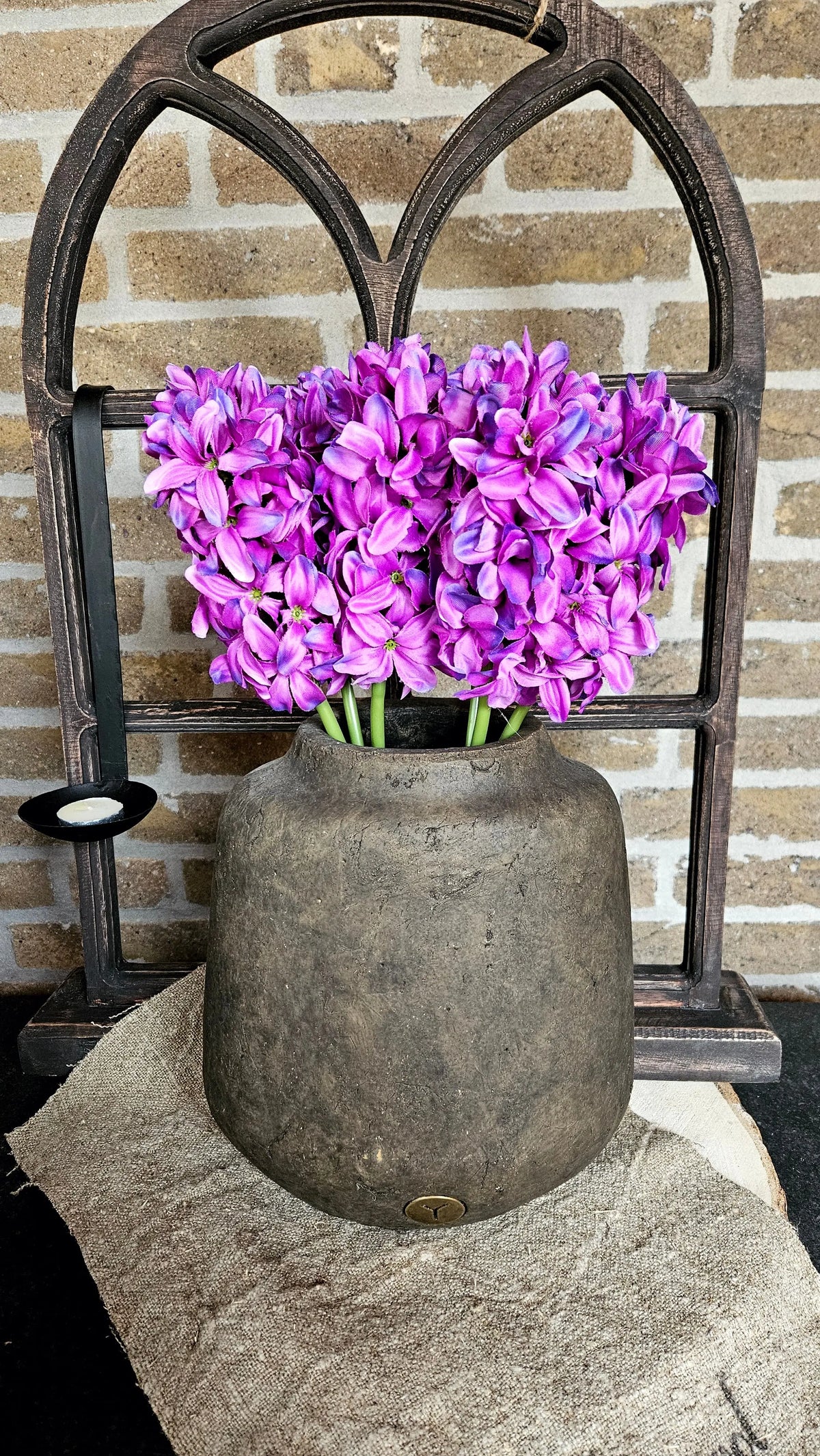 Kunst Hyacinten bos van 3 sfeerfoto – kunst hyacinten