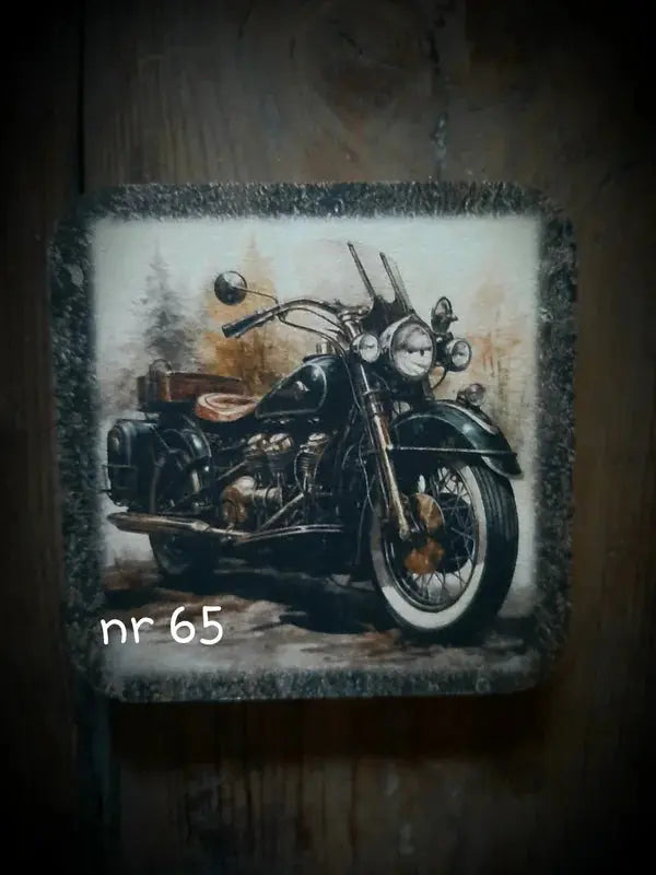 Onderzetter nr 65 – onderzetter motor | Brynxzonline.nl