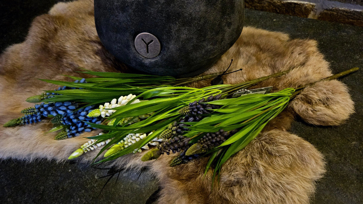 Paarse druifjes – kunstdruiven decoratie | Brynxzonline.nl