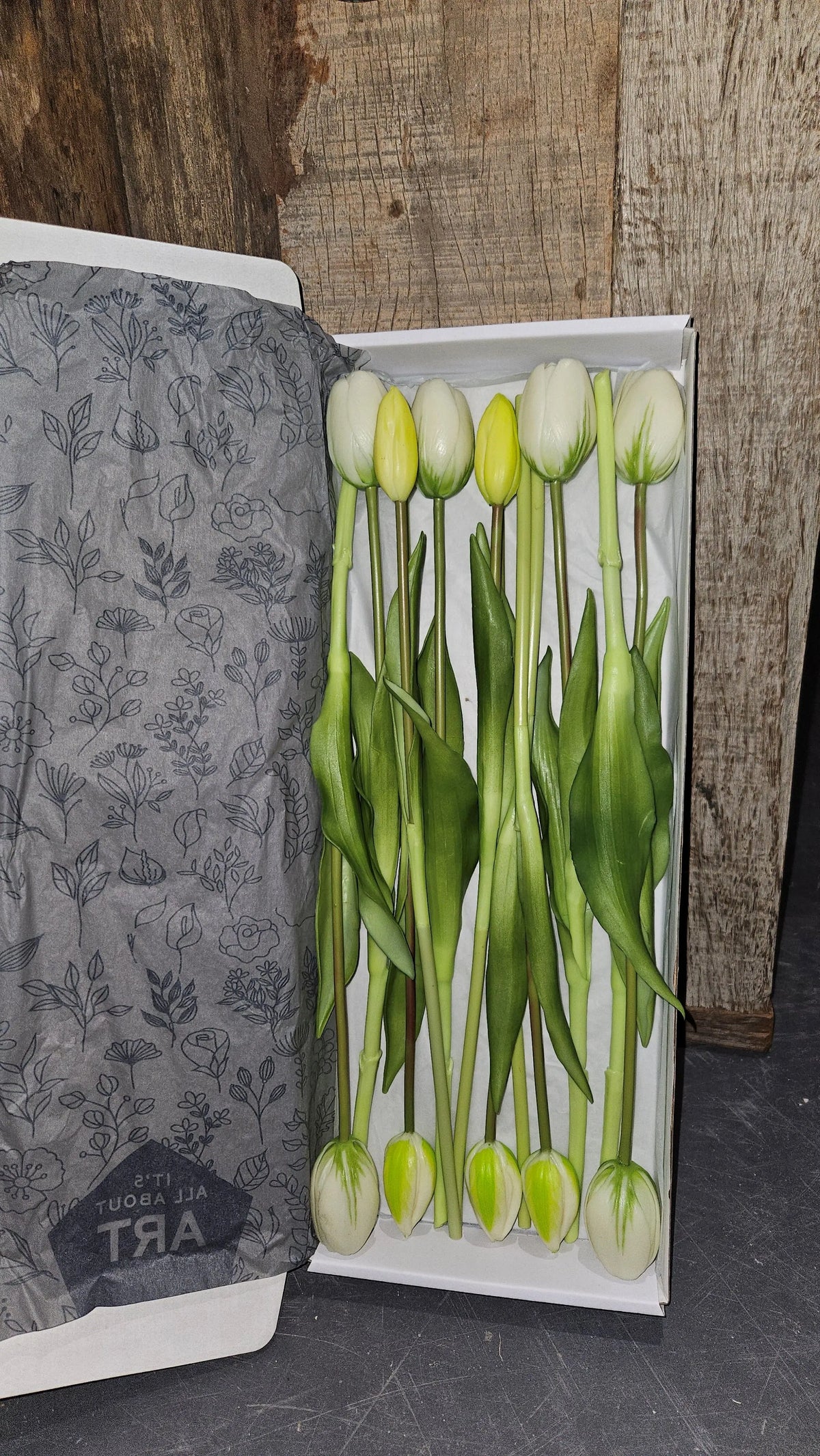 Real Touch Tulpen 40 cm bos van 12 sfeerfoto – kunst tulpen