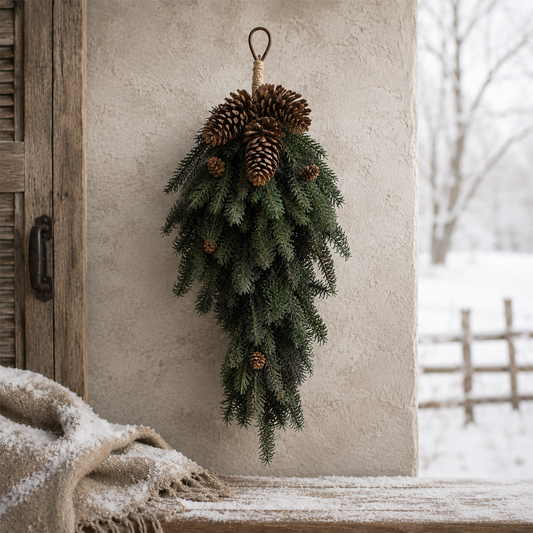 Sylxz Festoon with Cones and Rope – Sylxz kunstslinger met dennenappels | Brynxzonline.nl