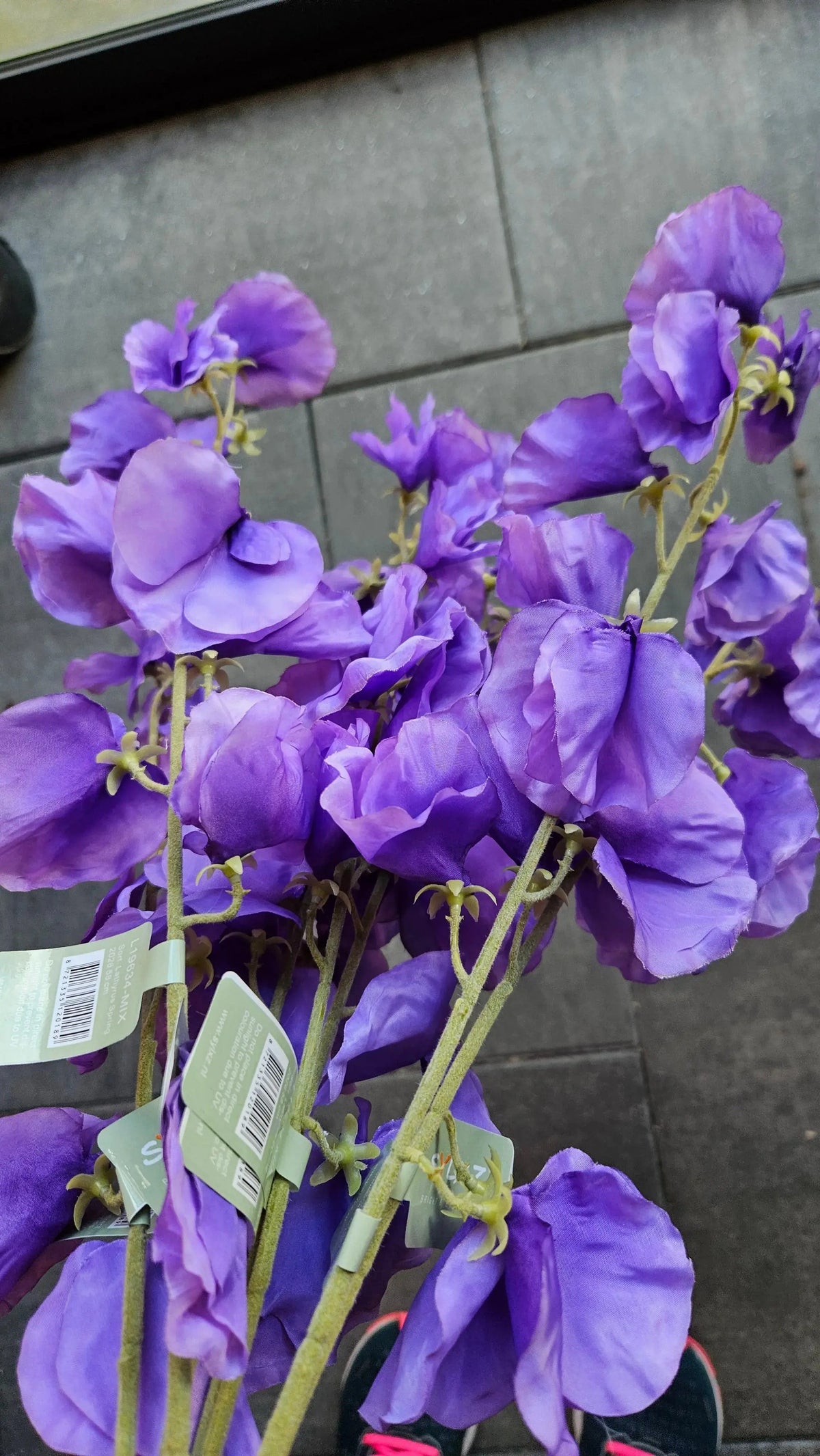 Sylxz Lathyrus Spring 2026 58 cm detail – kunstbloemen | Brynxzonline.nl