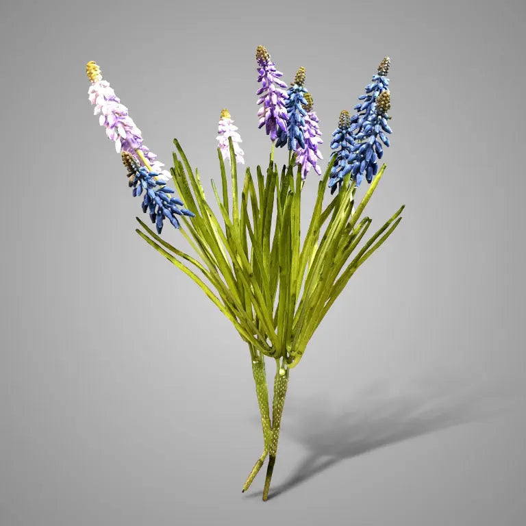 Sylxz Muskari Blue/Pink 28 cm sfeerfoto – kunstbloemen