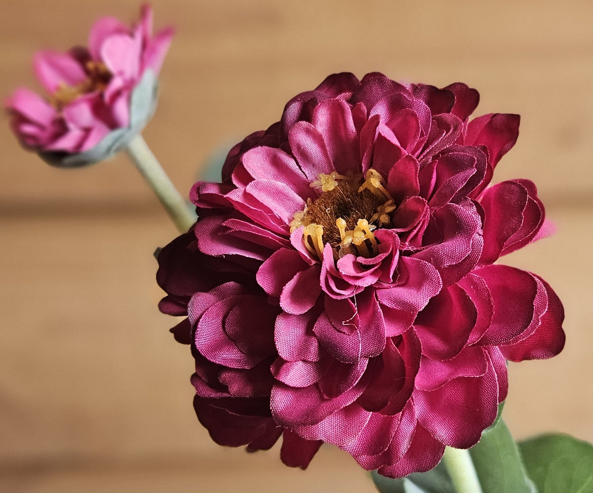 Sylxz Zinia – kunstbloem van 66 cm, productfoto 1