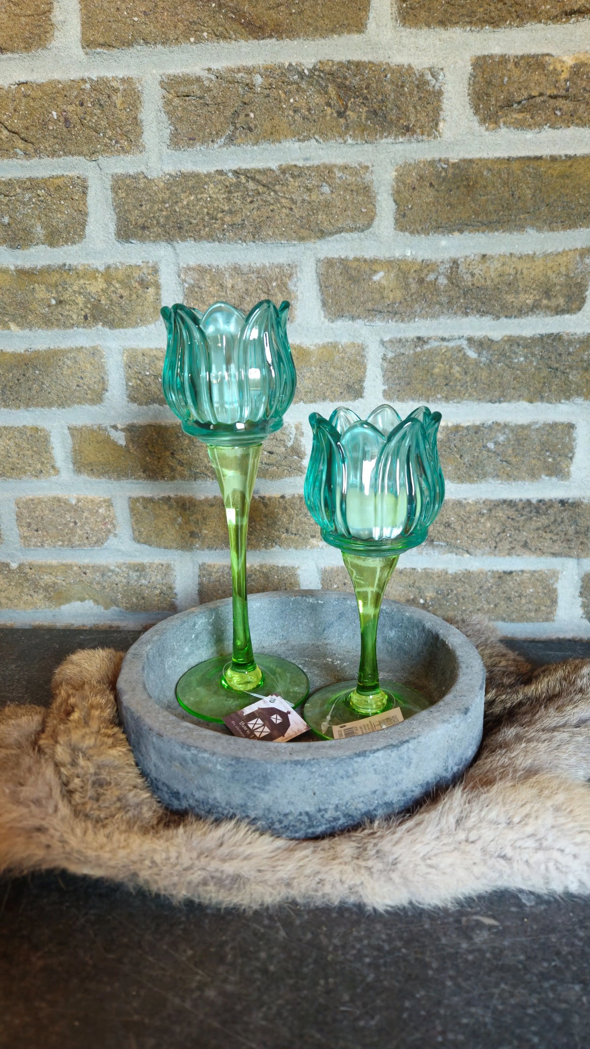 Tulpen Glaasjes Blauw – kunsttulpen in glas | Brynxzonline.nl
