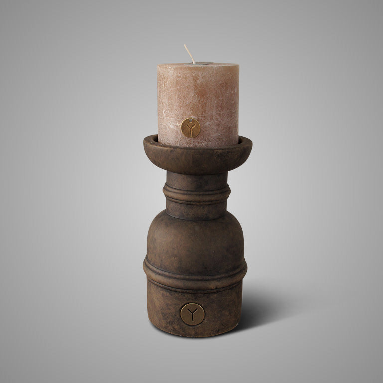 Candleholder Something Special Majestic Brown S D.14 H.24
